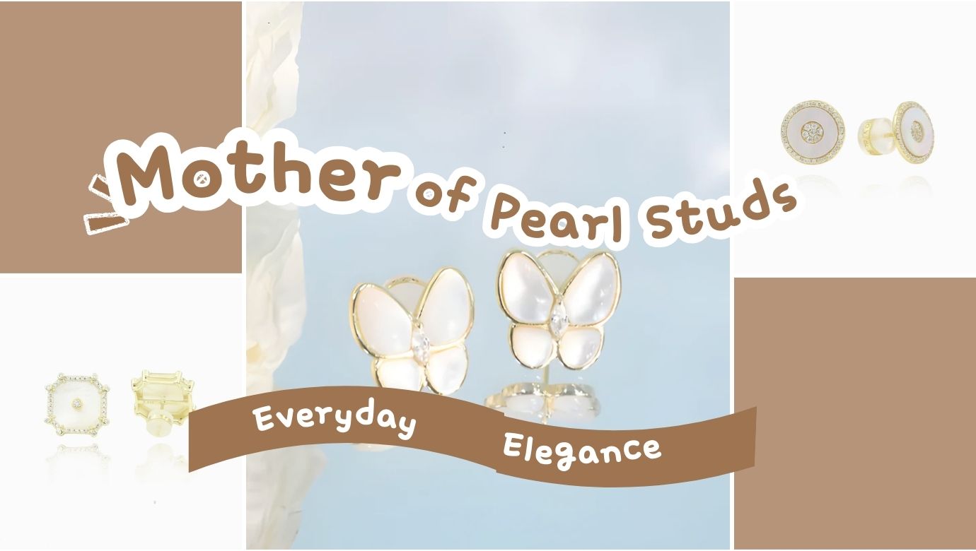 The Everyday Elegance of Mother of Pearl Studs