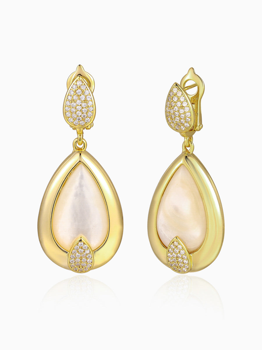 Mother of Pearl Drop Dangle Earrings
