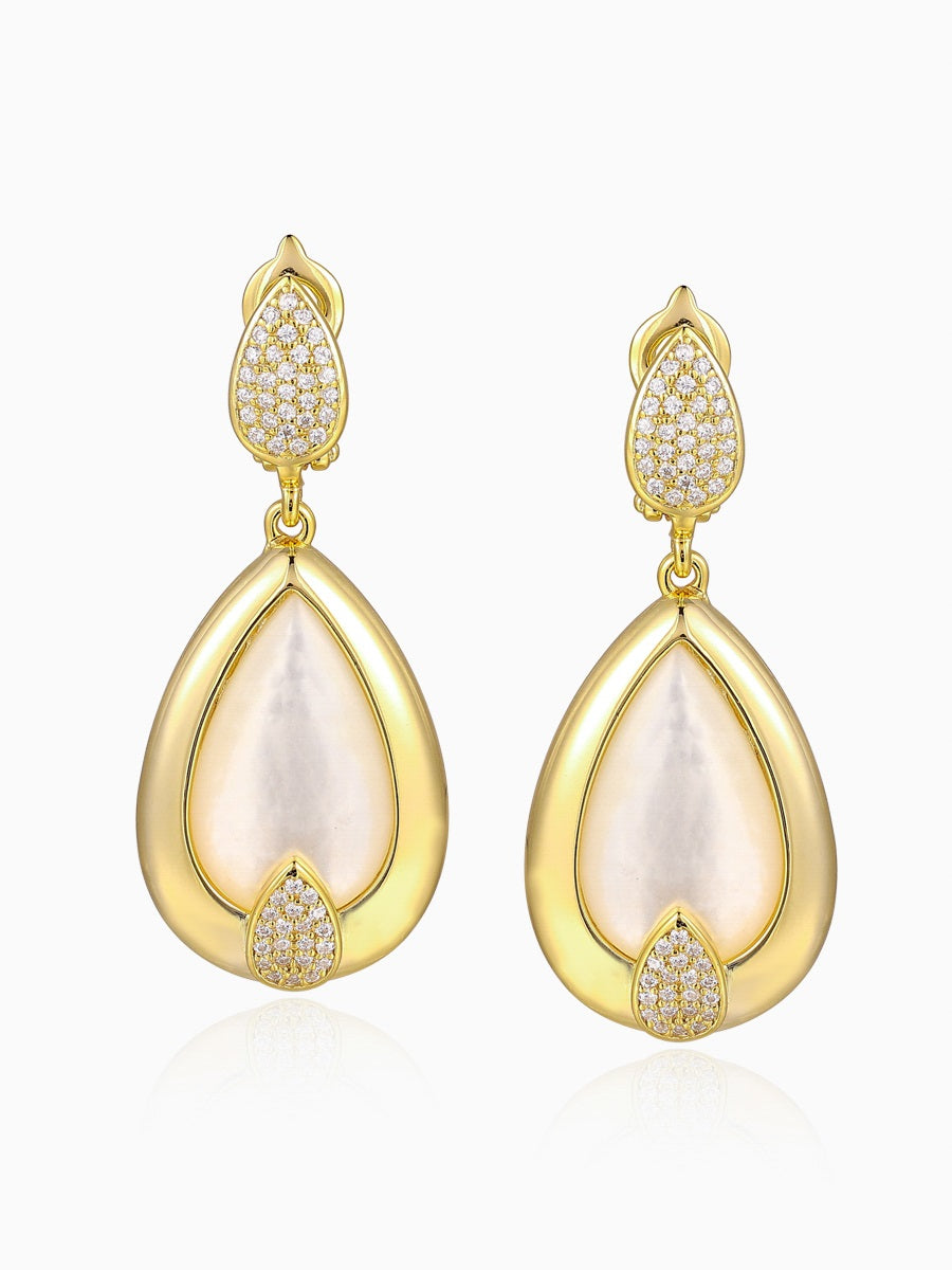 Mother of Pearl Drop Dangle Earrings