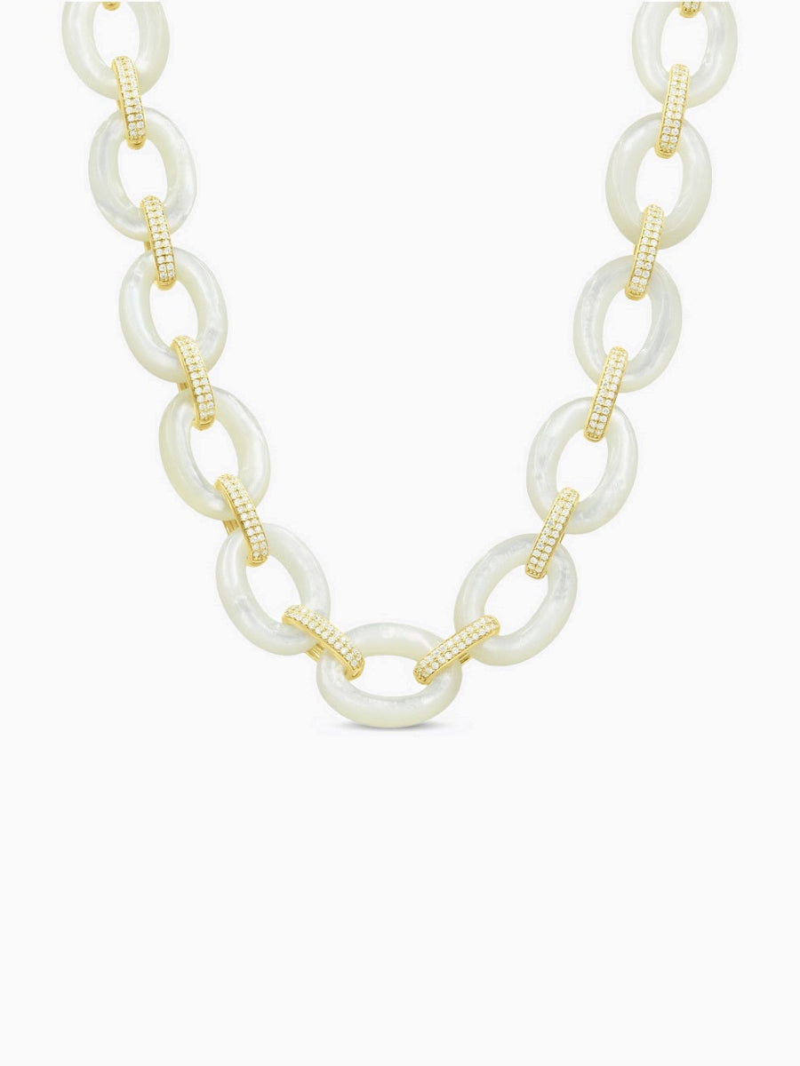 Vintage Necklaces, Mother of Pearl Necklaces, Chunky Chain Necklaces, Fashion Accessories
